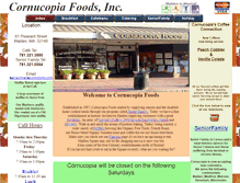 Tablet Screenshot of cornufoods.com